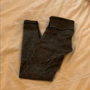 Lululemon leggings black and grey size 4